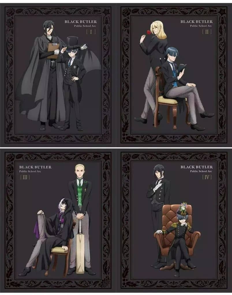 Black Butler: Public School Arc Limited Production Edition 4-Volume Set