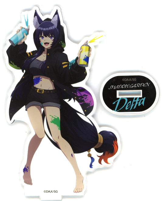 The Eminence in Shadow Delta Character Pop Store Black Painter Style Acrylic Stand - Bandai Namco Amusement