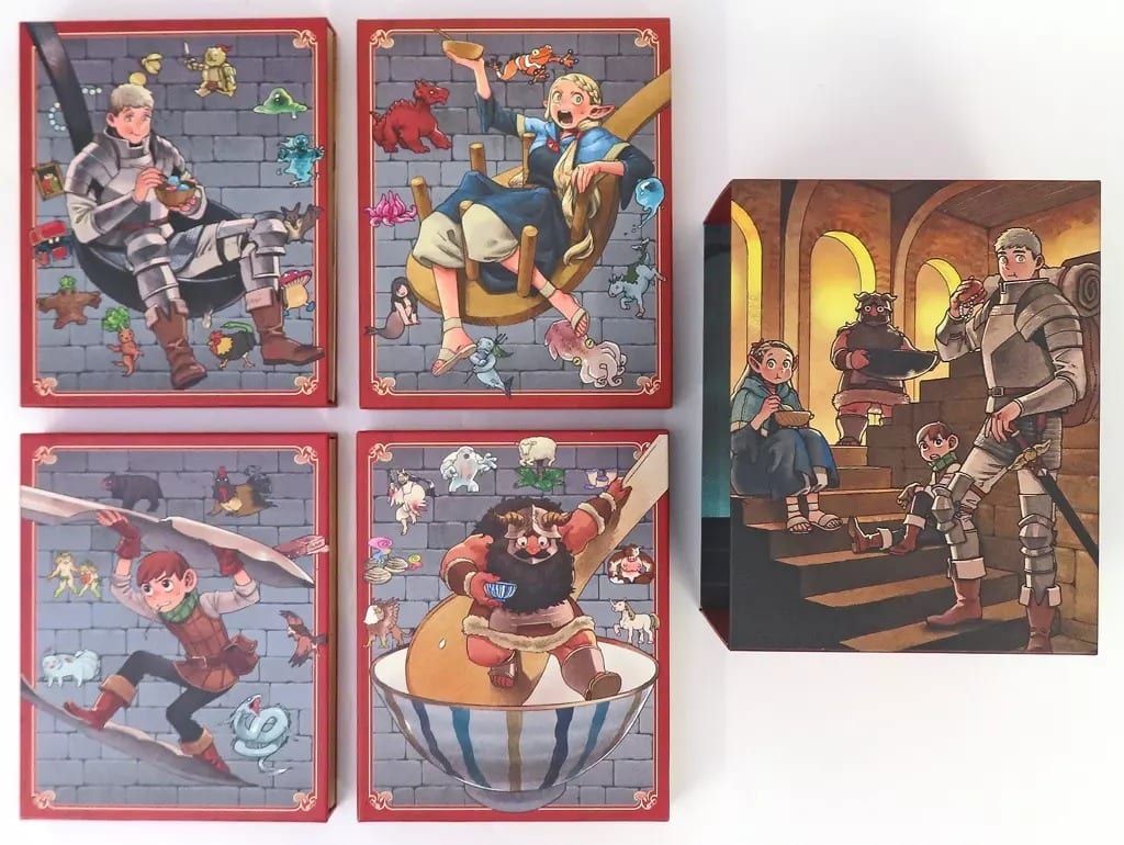Delicious in Dungeon DVD Box Set, 4 Volumes, Initial Edition - Used