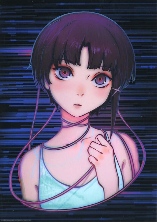 Serial Experiments Lain Lain Iwakura A4 Clear Poster