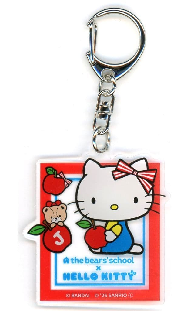 Hello Kitty (Apple) Sanrio Characters Acrylic Keychain - Hasepro/Bandai