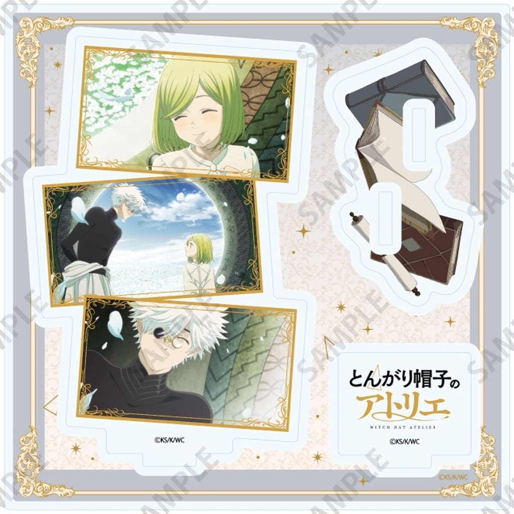 Witch Hat Atelier Coco & Qifrey Scene Illustration Acrylic Stand Plate - A3