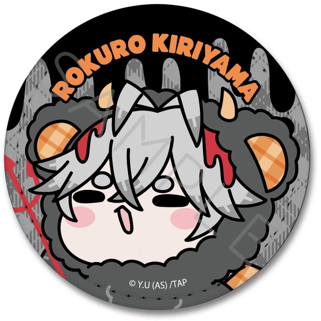 Tougen Anki Leather Badge (Round) 5th Series Rokuro Kiriyama - Shinkuinobeshon