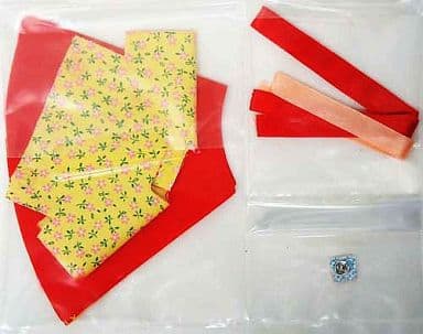 Marmalade Boy Yellow Flower Blouse & Red Skirt Sewing Dress Fabric Set (Bandai) - Bandai
