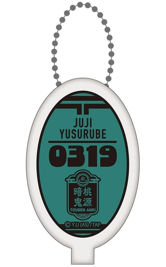 Tougen Anki Juji Yusurube Rubber Coin Case Yukemuri Biyori Phrase