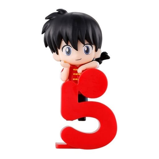 Ranma 1/2 Ranma Saotome Collectible Logo Figure Collection Figure - Bandai
