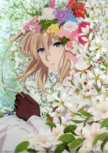 Violet Evergarden Original Illustration Clear File - Movie Admission Bonus