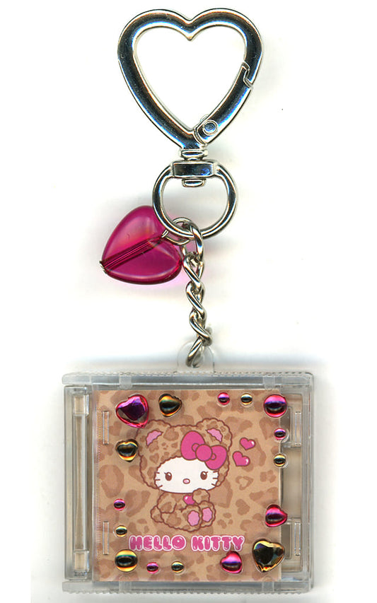 Sanrio Characters Hello Kitty (Leopard Print) Secret CD Keychain POPS - Sanrio