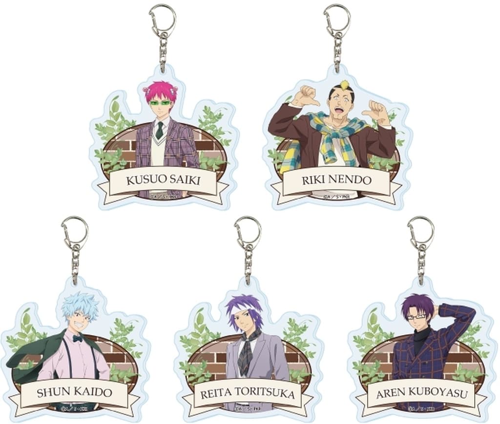 The Disastrous Life of Saiki K. Kusuo Saiki Acrylic Keychain Trad Fashion ver. Acrylic Goods - A3
