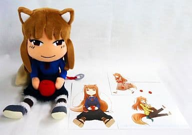 Horotan Plush with 3 Postcards Spice and Wolf Holo Stuffed Toy (Pre-owned)