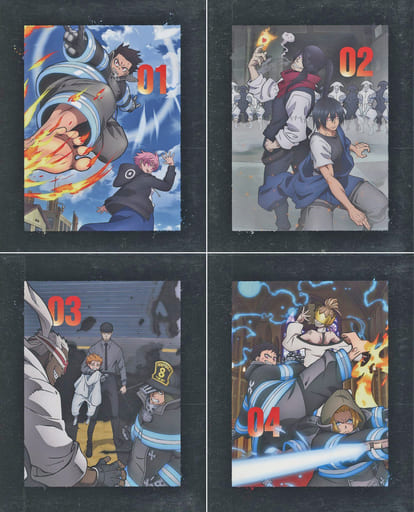 Fire Force Season 2 Blu-ray Complete Set of 4 Volumes