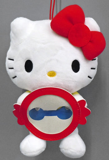 Hello Kitty Otakyun Plush with Can Badge Case, Sanrio Characters - SEGA