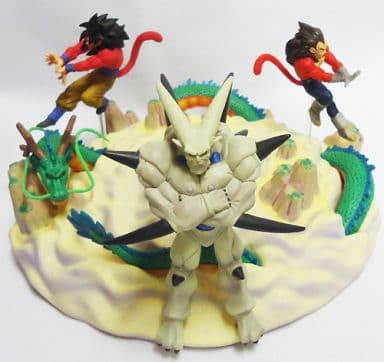 Dragon Ball: Super Saiyan Goku, Super Saiyan Vegeta & Syn Shenron - GT Diorama Figure Set (6-Piece)