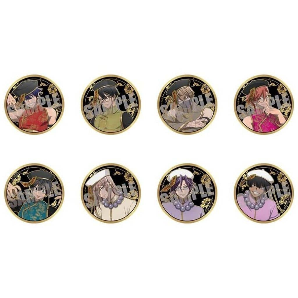 Tougen Anki Trading Luxury Metal Can Badge 1 BOX (8 Pcs) Complete Set of 8 - Kyabinetto