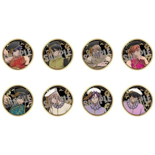 Tougen Anki Trading Luxury Metal Can Badge 1 BOX (8 Pcs) Complete Set of 8 - Kyabinetto