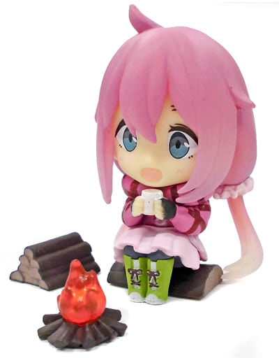 Yuru Camp△ Nadeshiko Kagamihara Gashapon Kuji Asort Big Size Figure - Bandai