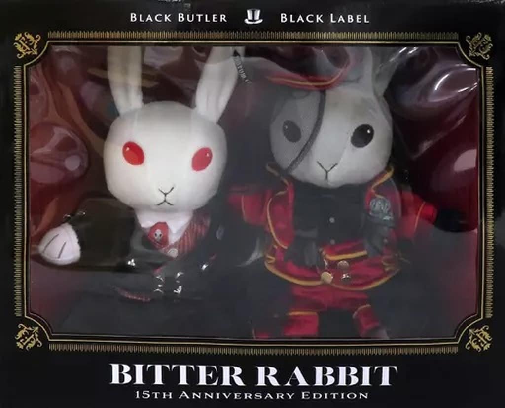 Black Butler Bitter Rabbit Black Label 15th Anniversary Edition Plush - Square Enix