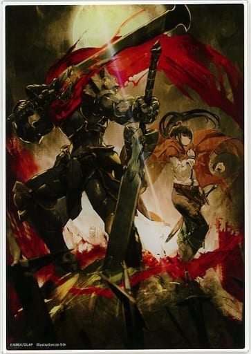 Overlord Black Hero Kuji Hiki Do Online Lottery Acrylic Panel - KADOKAWA