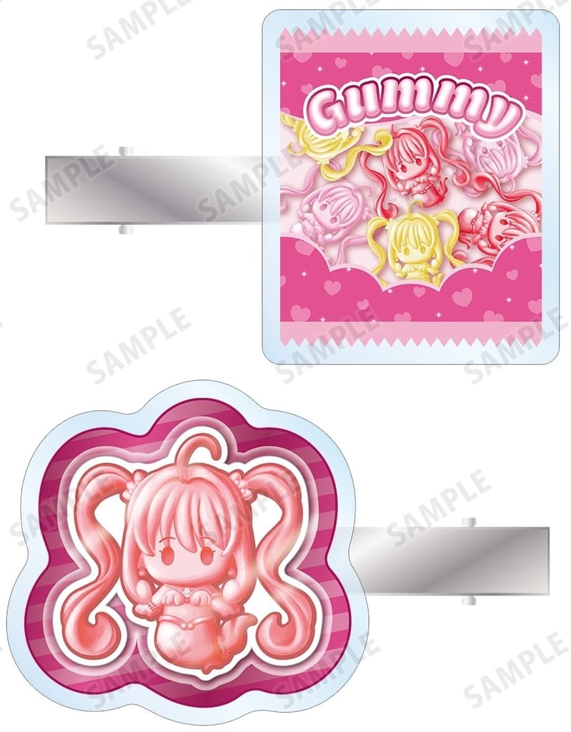 Mermaid Melody Pichi Pichi Pitch Lucia Nanami petit-sserie Acrylic Hair Clip 2-Piece Set Acrylic Goods - Arma Bianca