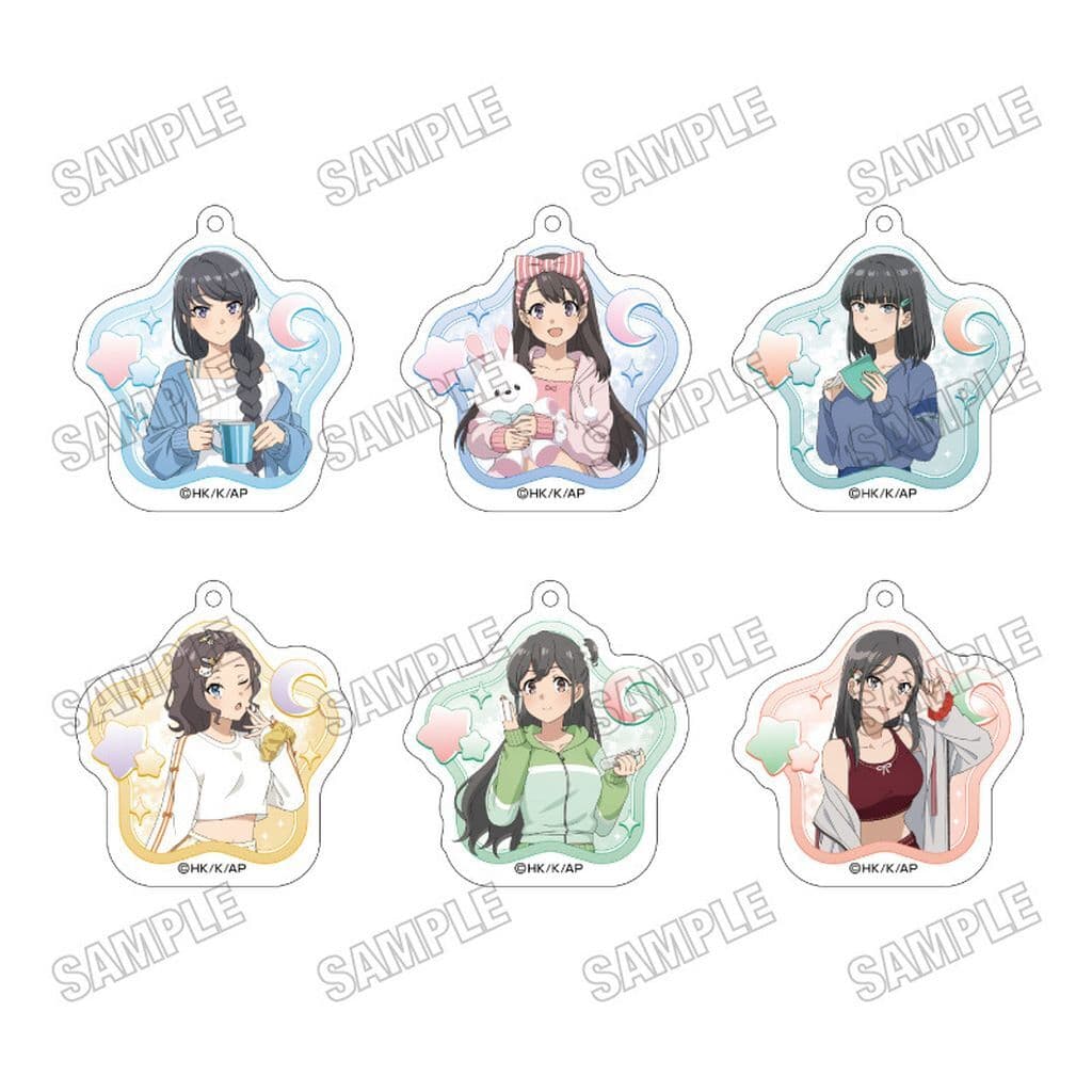 Rascal Does Not Dream Newly Illustrated Acrylic Keychain Collection Keychain - Medicos Entertainment