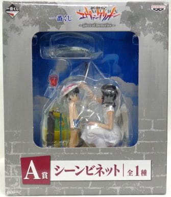 Neon Genesis Evangelion Shinji & Yui Ichiban Kuji Piece of Memories Scene Vignette - Banpresto