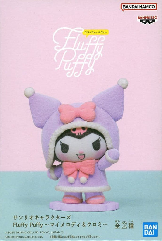 Sanrio Characters Kuromi Fluffy Puffy My Melody & Kuromi Plush Doll (Banpresto) - Banpresto
