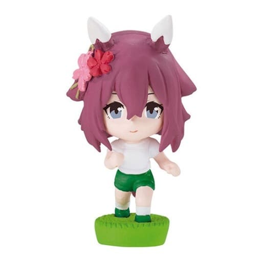 Umamusume Pretty Derby Sakura Chiyono O (Green) Hug Cot Trading Figure Vol. 4 Cable Mini Figure - Bandai (Used)