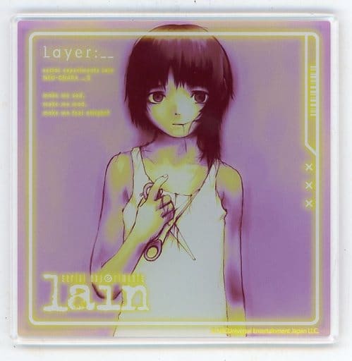 Serial Experiments Lain Lain Iwakura DMM Scratch! NEO-CHARA Acrylic Magnet - DMM.com