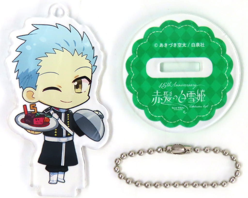 Snow White with the Red Hair Mitsuhide Trading Acrylic Stand Keychain 15th Anniversary Collaboration Cafe Pre-owned