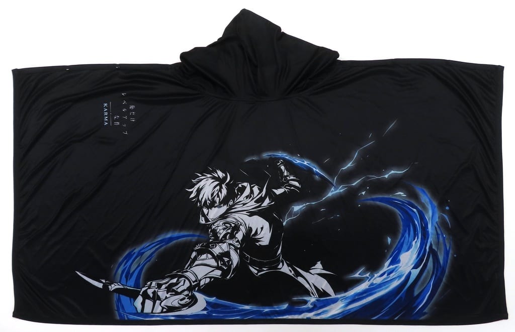 Solo Leveling Sung Jin-woo Cooling Poncho Black Free Size Tokyo Game Show 2026 Play Bonus - Used