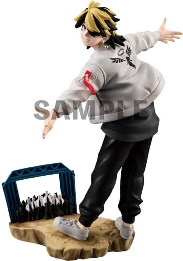 Tokyo Revengers Kazutora Hanemiya Petit Rama Series TOMAN HEROIC SCENES Vol. 2 Trading Figure - MegaHouse