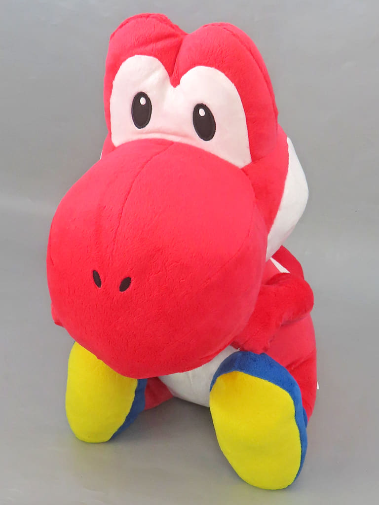 Super Mario Yoshi (Red) Sitting Yoshi Large Plush - Taito