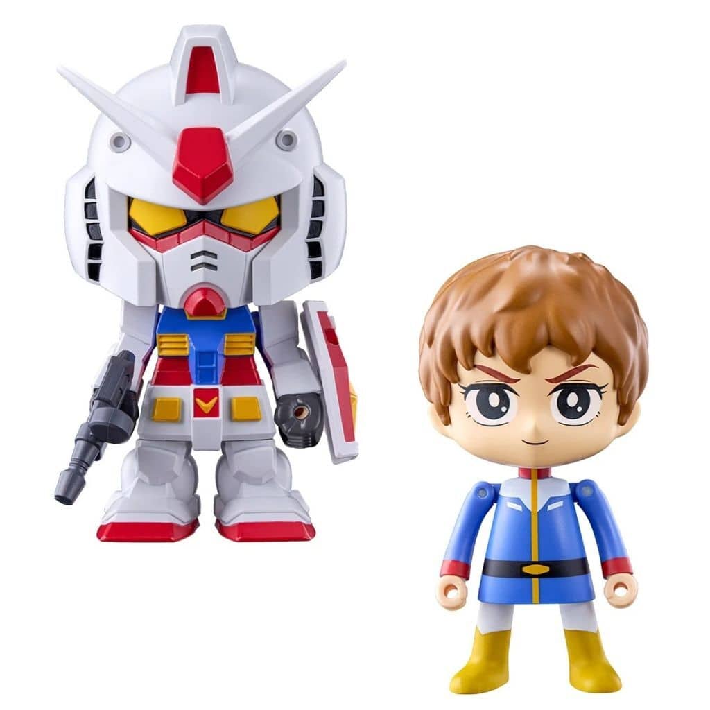 Gundam Series RX-78-2 Gundam & Amuro Ray Gundam Cross Figure - Bandai