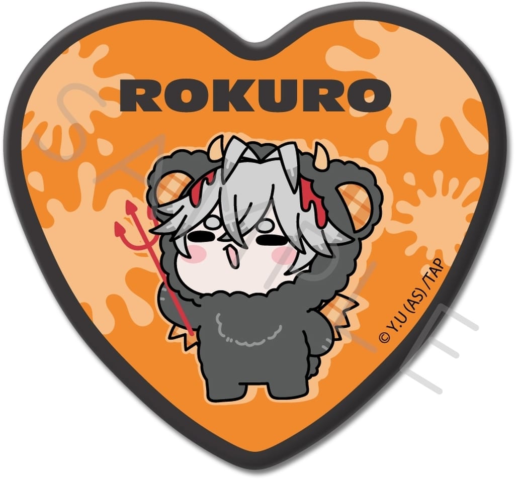 Tougen Anki Rokuro Kiriyama Heart Can Badge 5th Release, Can Badge