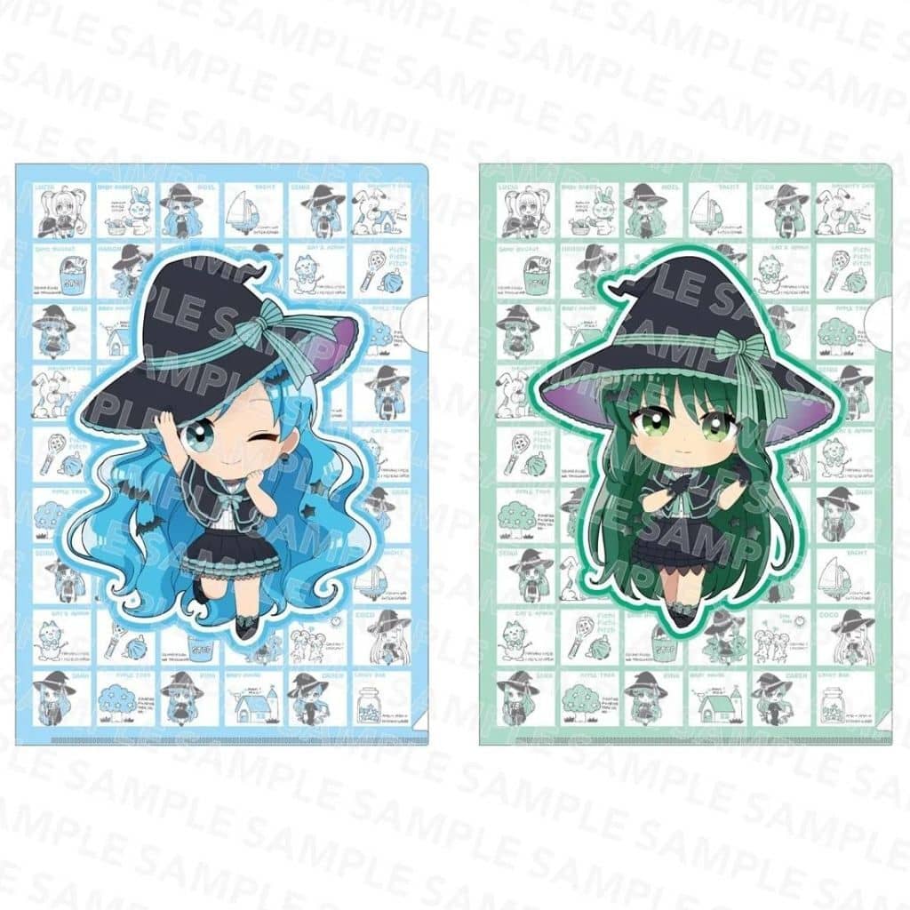 Mermaid Melody Pichi Pichi Pitch Hanon Hosho & Rina Toin A4 Clear File Set (Shimojima Collab Ver.) - KADOKAWA