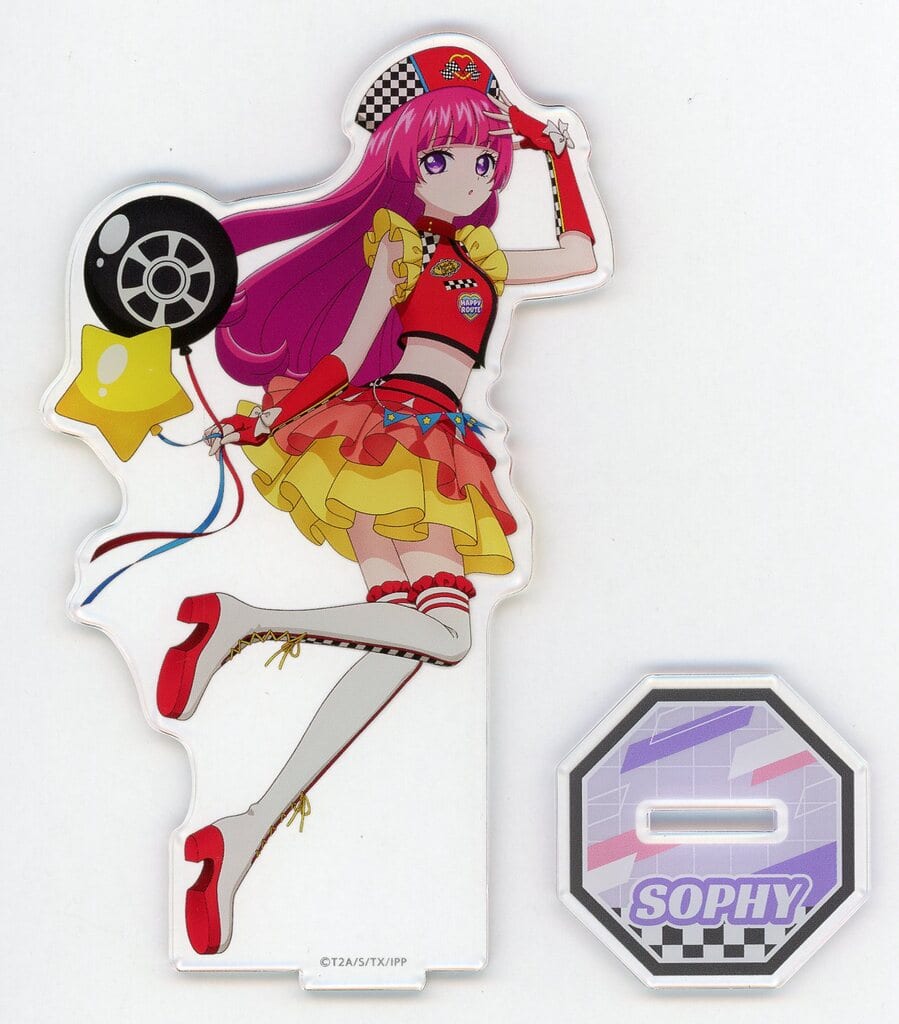 PriPara Sophy Hojo Selectable Acrylic Stand Marukuji Full Power Dash Happy Route Coord Prize Ichiban Kuji