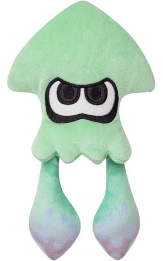 Splatoon 3 Squid Light Blue ALL STAR COLLECTION S Size Plush - Sanei Boeki