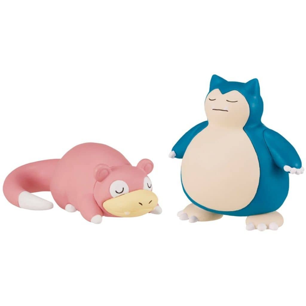 Pokémon Slowpoke Snorlax Moncolle (Monster Collection) 3-Piece Figure Set - Takara Tomy