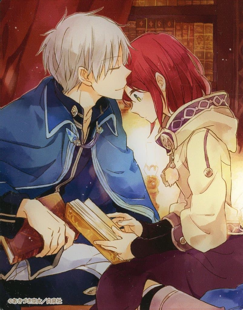 Snow White with the Red Hair Zen & Shirayuki Acrylic Card 01 Illustration ver. Pre-owned - A3