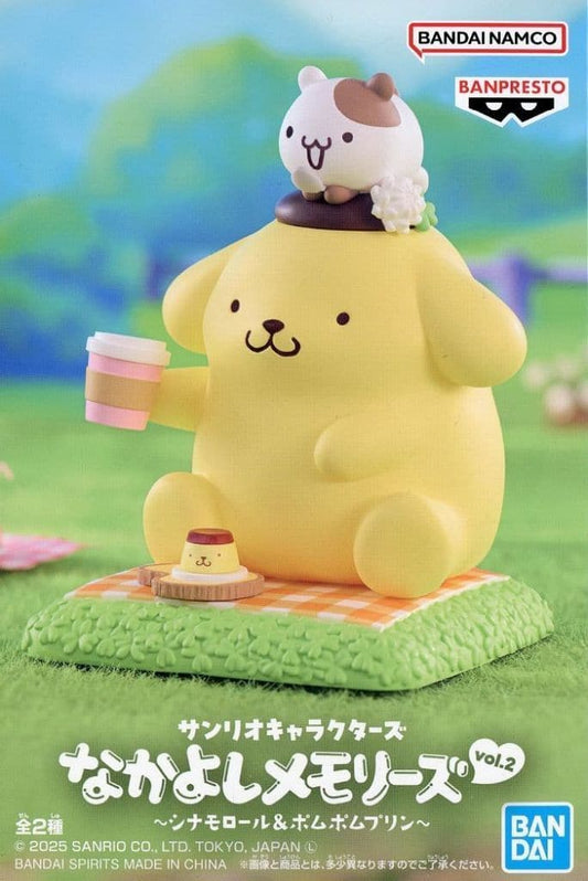 Pompompurin Cinnamoroll Sanrio Characters Nakayoshi Memories vol.2 Figure - Banpresto