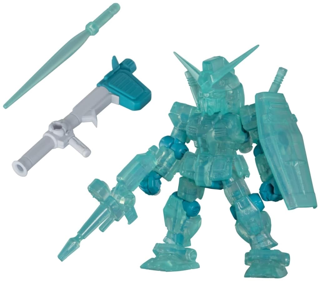 Gundam Series Gundam (Hatsune Miku Clear Color Ver.) MOBILE SUIT ENSEMBLE Trading Figure - Bandai