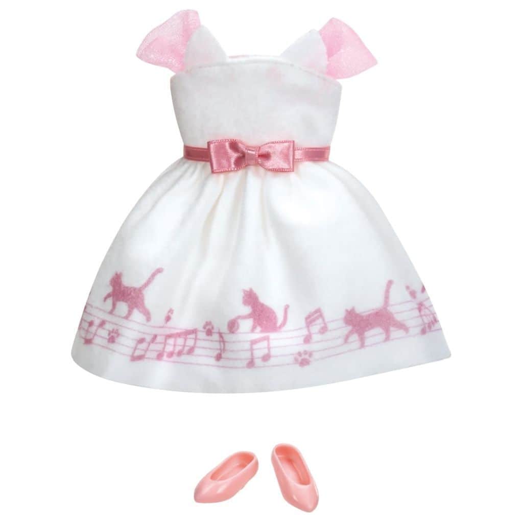 Licca-chan LW-05 Nyan Nyan Waltz One-Piece Dress and Shoes (Japan Import) Takara Tomy