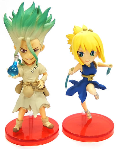 Dr. STONE Senku Ishigami & Kohaku World Collectable Figure 2-Figure Set - Bandai Spirits