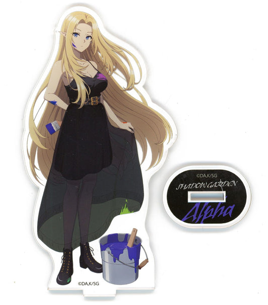 The Eminence in Shadow Alpha Black Painter Style Acrylic Stand - Bandai Namco Amusement