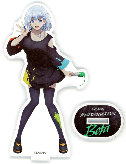 The Eminence in Shadow Beta Character Pop Store Black Painter Style Acrylic Stand - Bandai Namco Amusement