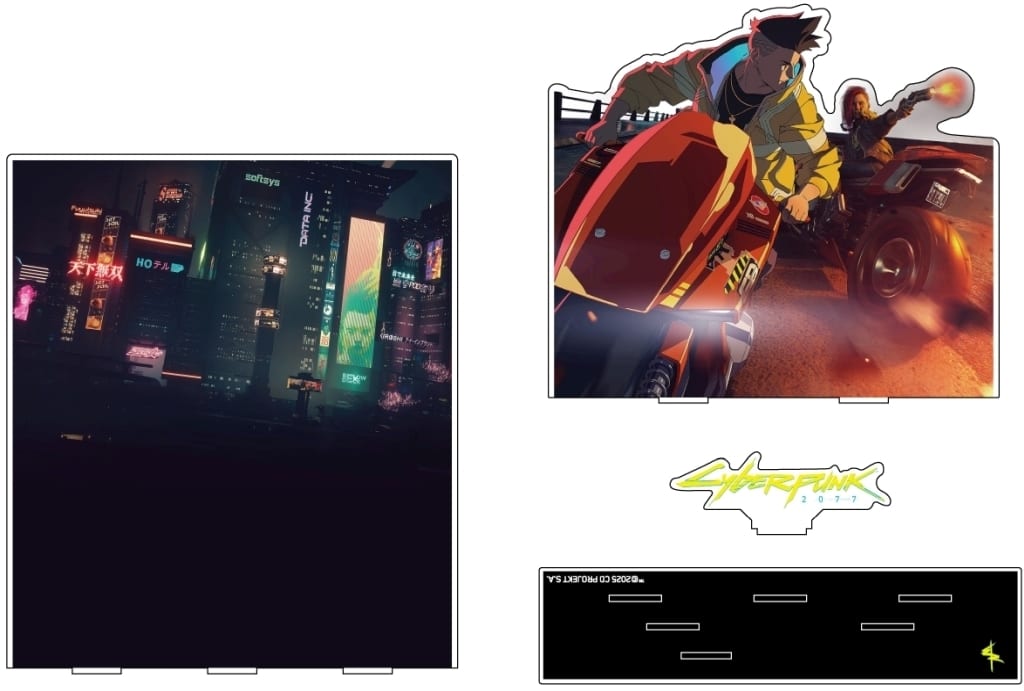 Cyberpunk: Edgerunners V & David Bike Chase Tobisuta Acrylic Stand - Union Creative (Pre-owned)