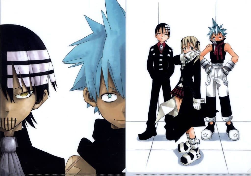 Soul Eater Clear File Set 2 pcs A4 Size - Movic