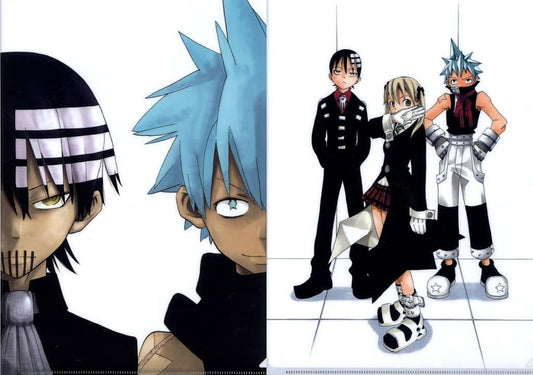 Soul Eater Clear File Set 2 pcs A4 Size - Movic