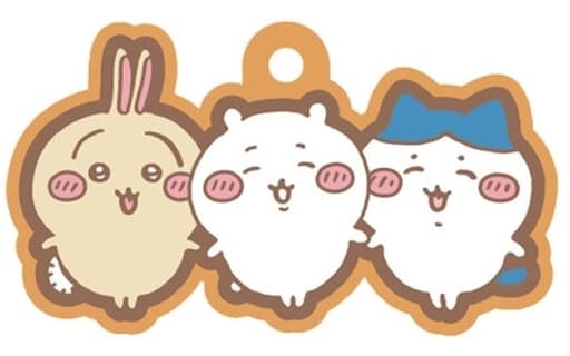 Chiikawa, Hachiware, Usagi Rubber Mascot Gummy Keychain Vol.2 Chiikawa Puckuri Rubber Masukomi Gummy 2 - Bandai