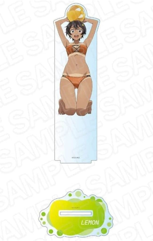 Too Many Losing Heroines! Lemon Yakishio Big Acrylic Stand (Swimsuit Ver.) - Contents Seed